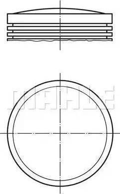 MAHLE 008 56 00 - Комплект тормозных колодок, барабанные autospares.lv