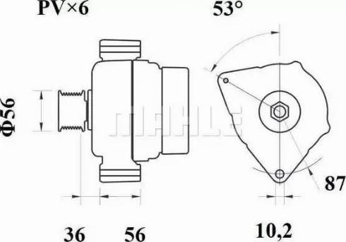 MAHLE MG 97 - Генератор autospares.lv