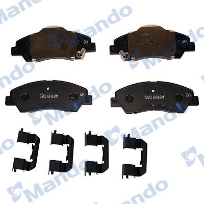 Mando IN58101B4A00 - Тормозные колодки, дисковые, комплект autospares.lv