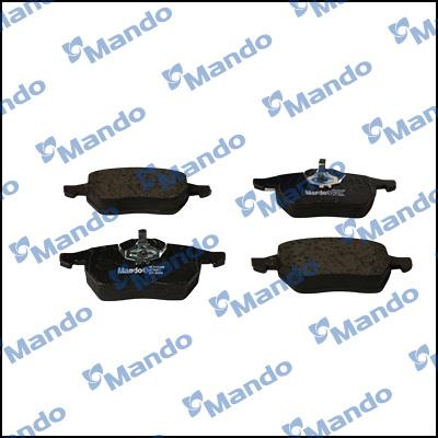 Mando MBF015117 - Тормозные колодки, дисковые, комплект autospares.lv