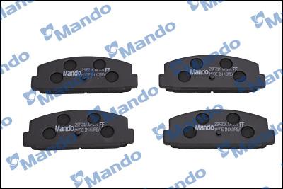 Mando MPA15 - Тормозные колодки, дисковые, комплект autospares.lv