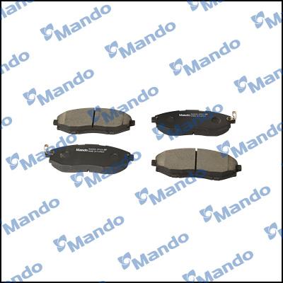 Mando MPD24NS - Тормозные колодки, дисковые, комплект autospares.lv