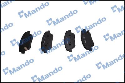 Mando MPH49NS - Тормозные колодки, дисковые, комплект autospares.lv