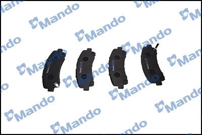 Mando MPI04 - Тормозные колодки, дисковые, комплект autospares.lv