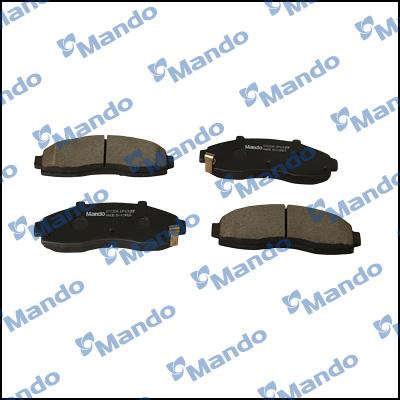 Mando MPK11NS - Тормозные колодки, дисковые, комплект autospares.lv