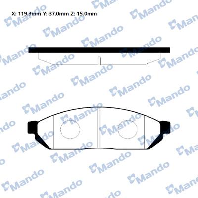 BENDIX 572250 - Тормозные колодки, дисковые, комплект autospares.lv