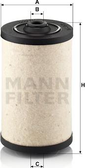 Mann-Filter BFU 900 x - Топливный фильтр autospares.lv