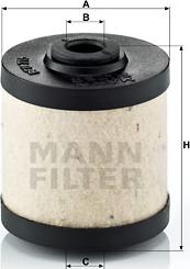 Mann-Filter BFU 715 - Топливный фильтр autospares.lv