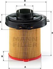 Mann-Filter C 1468/2 - Воздушный фильтр, двигатель autospares.lv