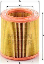 Mann-Filter C 1577 - Воздушный фильтр, двигатель autospares.lv