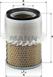 Mann-Filter C 16 181 - Воздушный фильтр, двигатель autospares.lv