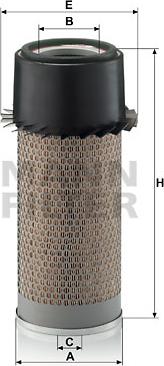 Mann-Filter C 16 302 - Воздушный фильтр, двигатель autospares.lv