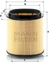 Mann-Filter C 1869 - Воздушный фильтр, двигатель autospares.lv