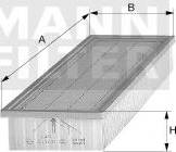 Mann-Filter C 4292 - Воздушный фильтр, двигатель autospares.lv