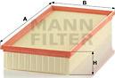 Mann-Filter C 39 219 - Воздушный фильтр, двигатель autospares.lv