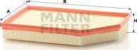Mann-Filter C 35 177 - Воздушный фильтр, двигатель autospares.lv