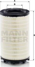 Mann-Filter C 31 017 - Воздушный фильтр, двигатель autospares.lv