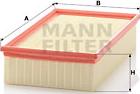 Mann-Filter C 31 195 - Воздушный фильтр, двигатель autospares.lv