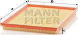 Mann-Filter C 3178 - Воздушный фильтр, двигатель autospares.lv