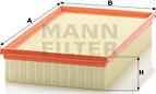 Mann-Filter C 32 191 - Воздушный фильтр, двигатель autospares.lv