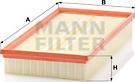 Mann-Filter C 37 153 - Воздушный фильтр, двигатель autospares.lv