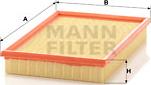 Mann-Filter C 2991/2 - Воздушный фильтр, двигатель autospares.lv