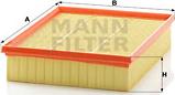 Mann-Filter C 29 198 - Воздушный фильтр, двигатель autospares.lv