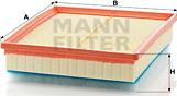 Mann-Filter C 29 168 - Воздушный фильтр, двигатель autospares.lv