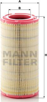 Mann-Filter C 24 904/2 - Воздушный фильтр, двигатель autospares.lv