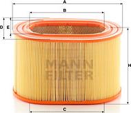 Mann-Filter C 24 135 - Воздушный фильтр, двигатель autospares.lv