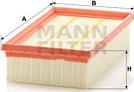 Mann-Filter C 2485/2 - Воздушный фильтр, двигатель autospares.lv