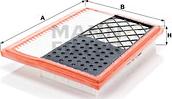 Mann-Filter C 25 004 - Воздушный фильтр, двигатель autospares.lv