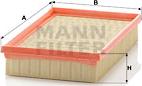 Mann-Filter C 2579 - Воздушный фильтр, двигатель autospares.lv