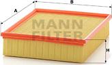 Mann-Filter C 26 151 - Воздушный фильтр, двигатель autospares.lv