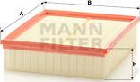 Mann-Filter C 26 168 - Воздушный фильтр, двигатель autospares.lv