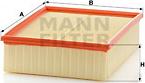 Mann-Filter C 26 206/1 - Воздушный фильтр, двигатель autospares.lv