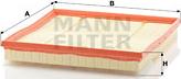 Mann-Filter C 28 125/1 - Воздушный фильтр, двигатель autospares.lv