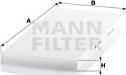 Mann-Filter CU 4594 - Фильтр воздуха в салоне autospares.lv