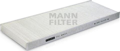Mann-Filter CU 4151/1 - Фильтр воздуха в салоне autospares.lv