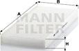 Mann-Filter CU 4179 - Фильтр воздуха в салоне autospares.lv