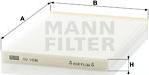 Mann-Filter CU 1936 - Фильтр воздуха в салоне autospares.lv