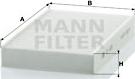 Mann-Filter CU 1629 - Фильтр воздуха в салоне autospares.lv