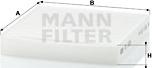 Mann-Filter CU 1835 - Фильтр воздуха в салоне autospares.lv