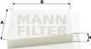 Mann-Filter CU 3461 - Фильтр воздуха в салоне autospares.lv