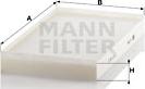 Mann-Filter CU 3540 - Фильтр воздуха в салоне autospares.lv