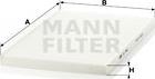 Mann-Filter CU 3562 - Фильтр воздуха в салоне autospares.lv