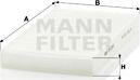 Mann-Filter CU 2956 - Фильтр воздуха в салоне autospares.lv