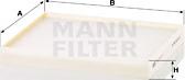 Mann-Filter CU 24 017 - Фильтр воздуха в салоне autospares.lv