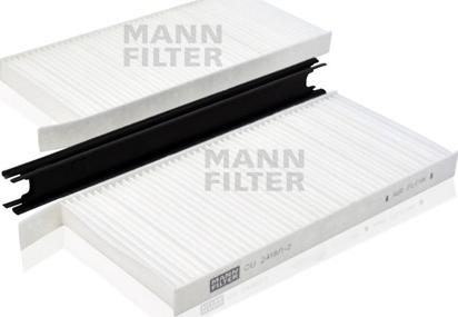 Mann-Filter CU 2418/1-2 - Фильтр воздуха в салоне autospares.lv