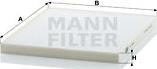 Mann-Filter CU 2434 - Фильтр воздуха в салоне autospares.lv